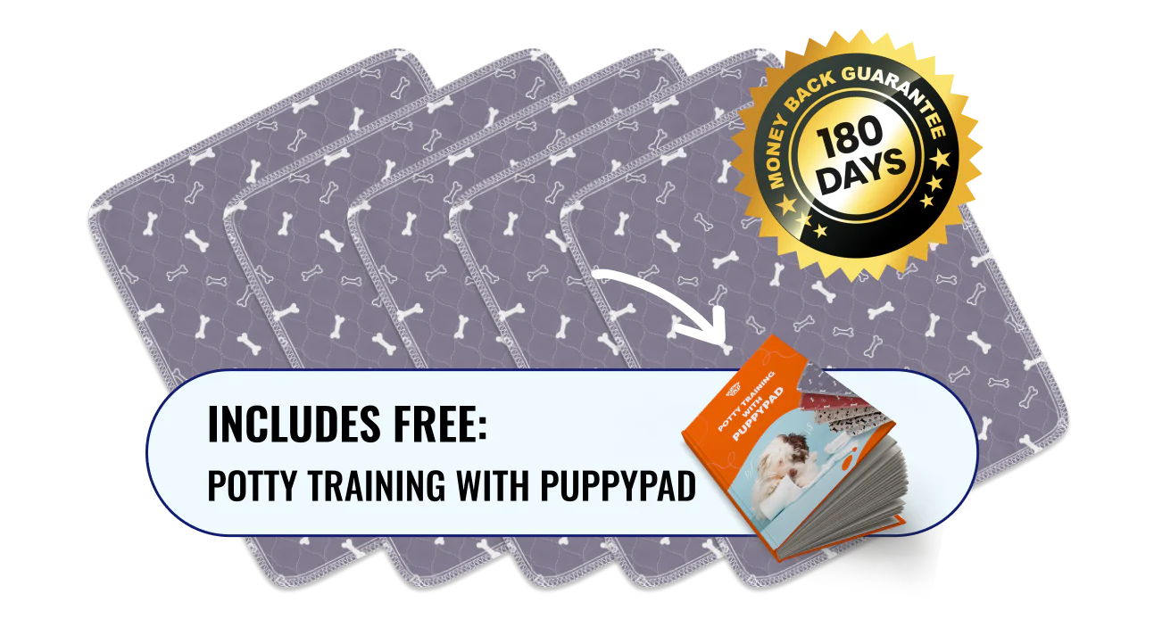5 Pack PuppyPad™ With Potty Training With PuppyPad eBook - Image 2